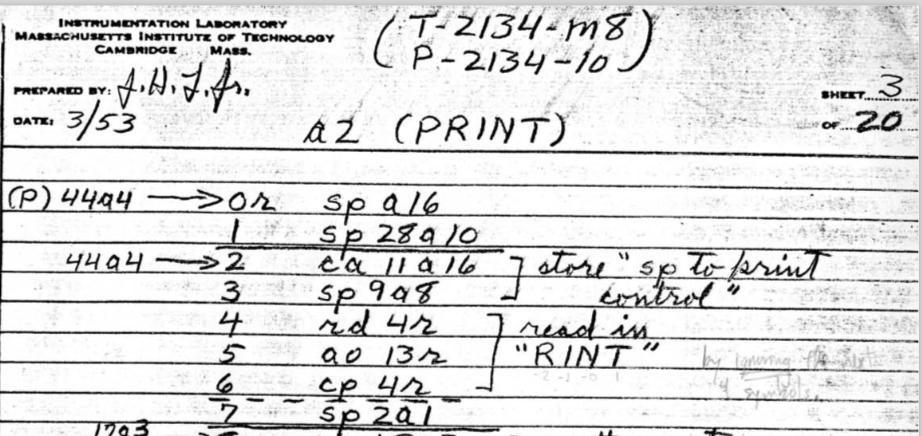 Knuth notes on Print